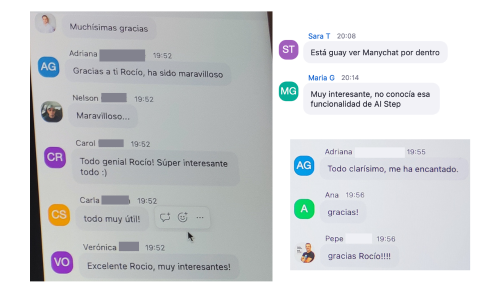 Testimonios y opiniones sobre Rocío Bonachera